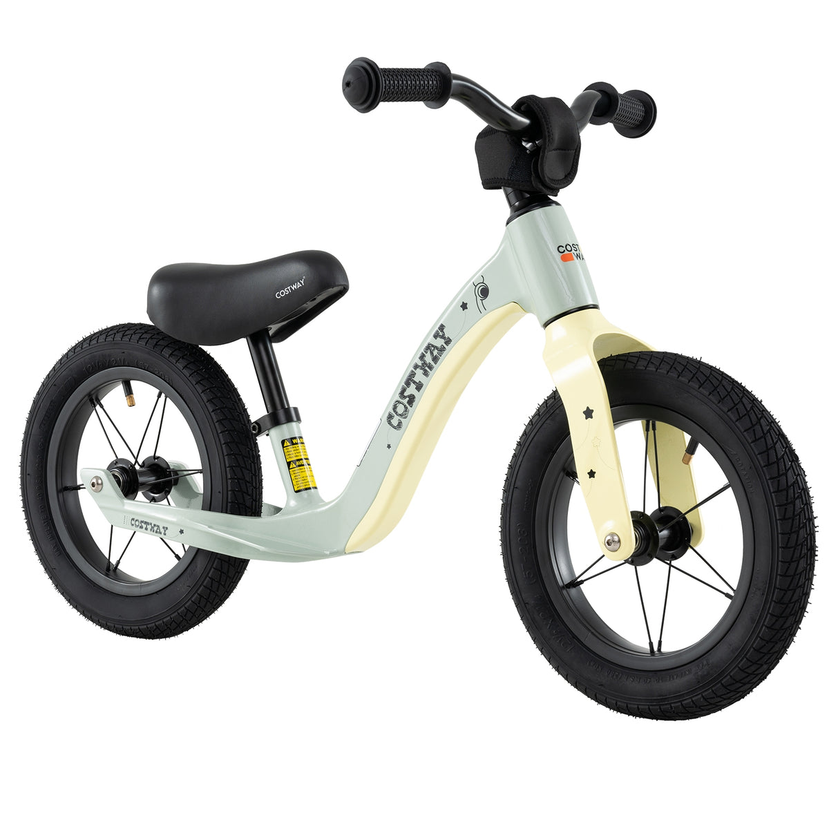 12-Inch Magnesium Alloy Balance Bike - Adjustable Seat & Handlebar