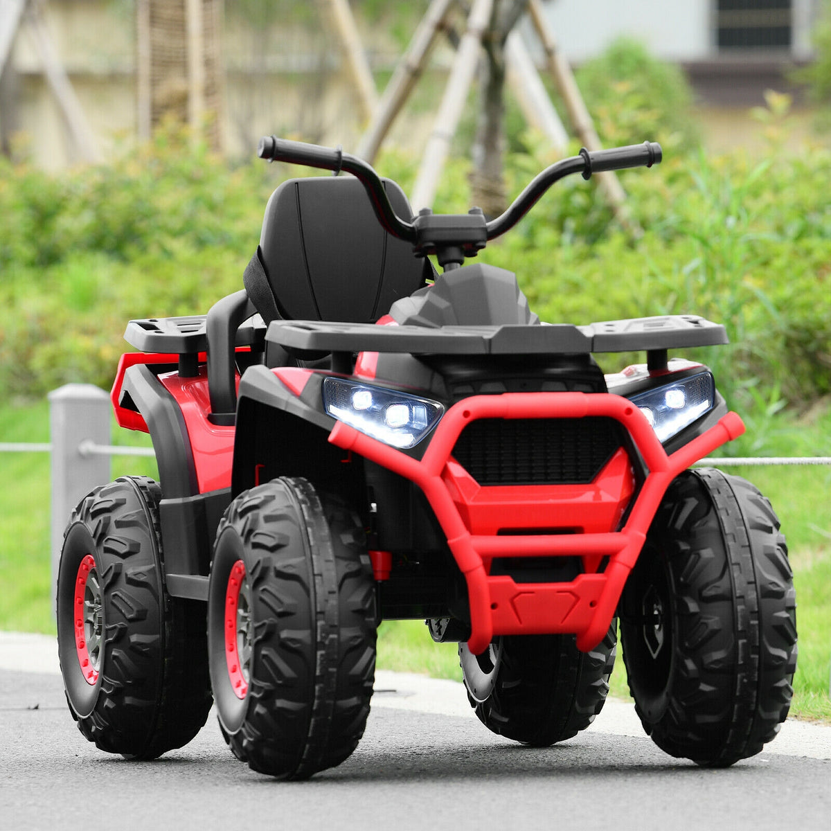 12 V Kids Electric 4-Wheeler ATV Quad with MP3 and LED Lights