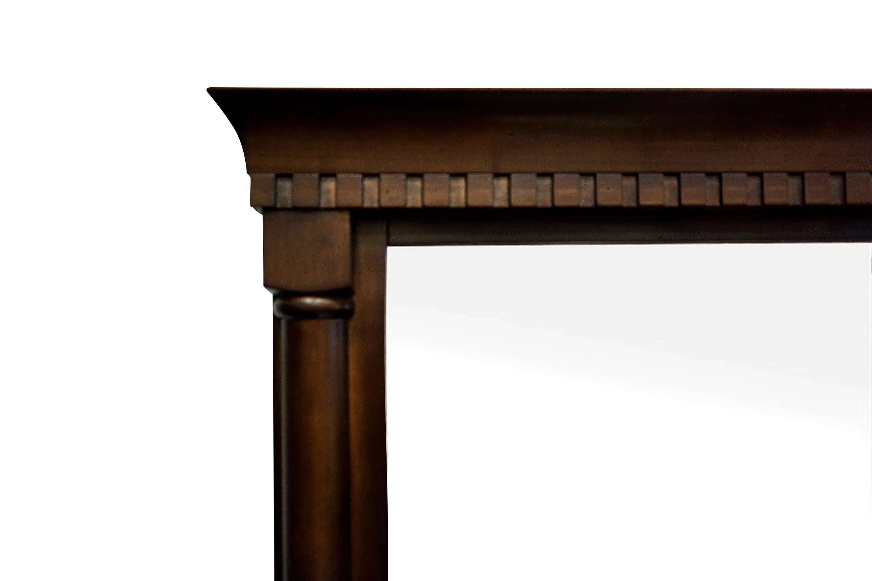 36" Claudia Mirror - Antique Coffee