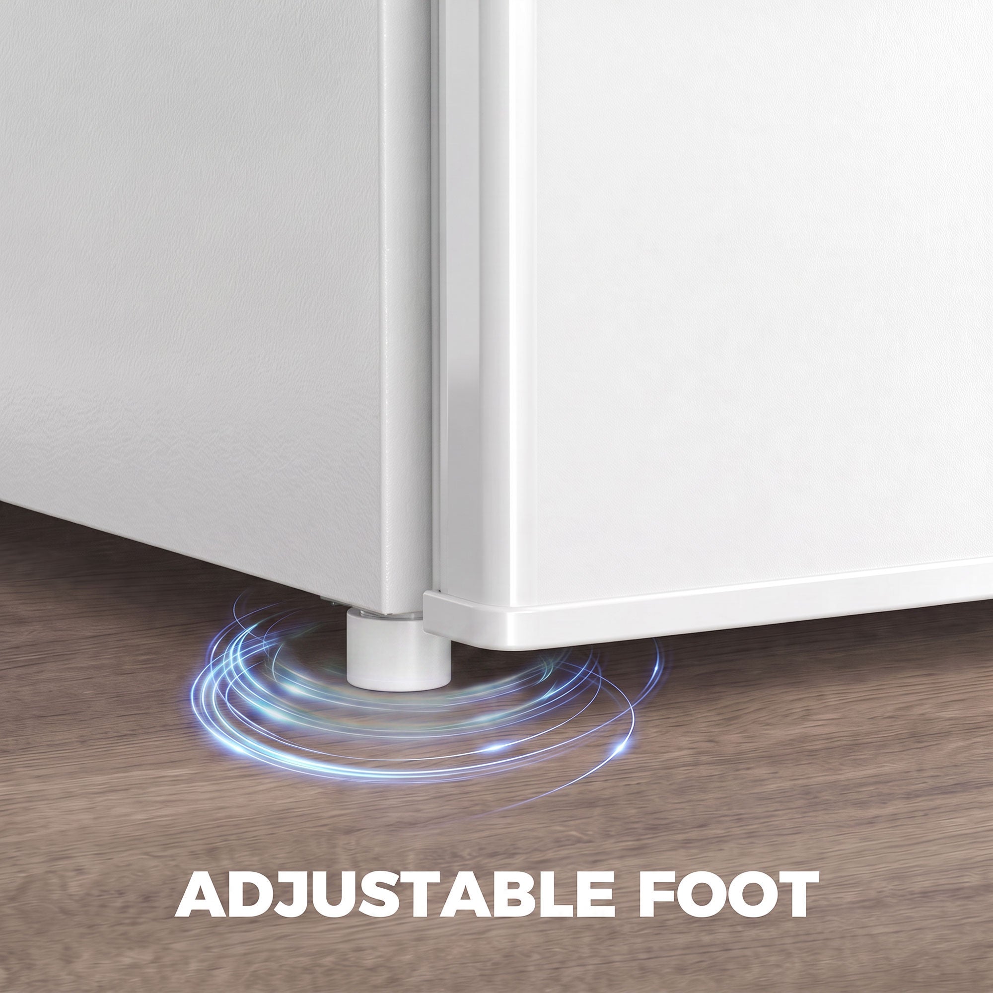 Réfrigérateur mini-bar compact à porte simple de 1,62 pi³, avec compartiment congélateur, thermostat réglable, blanc