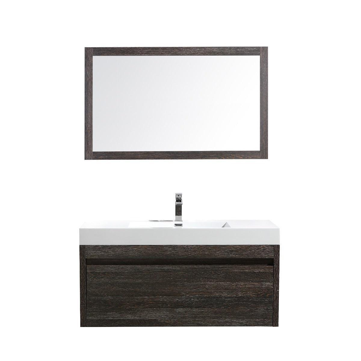48" Mirror - Dark Oak