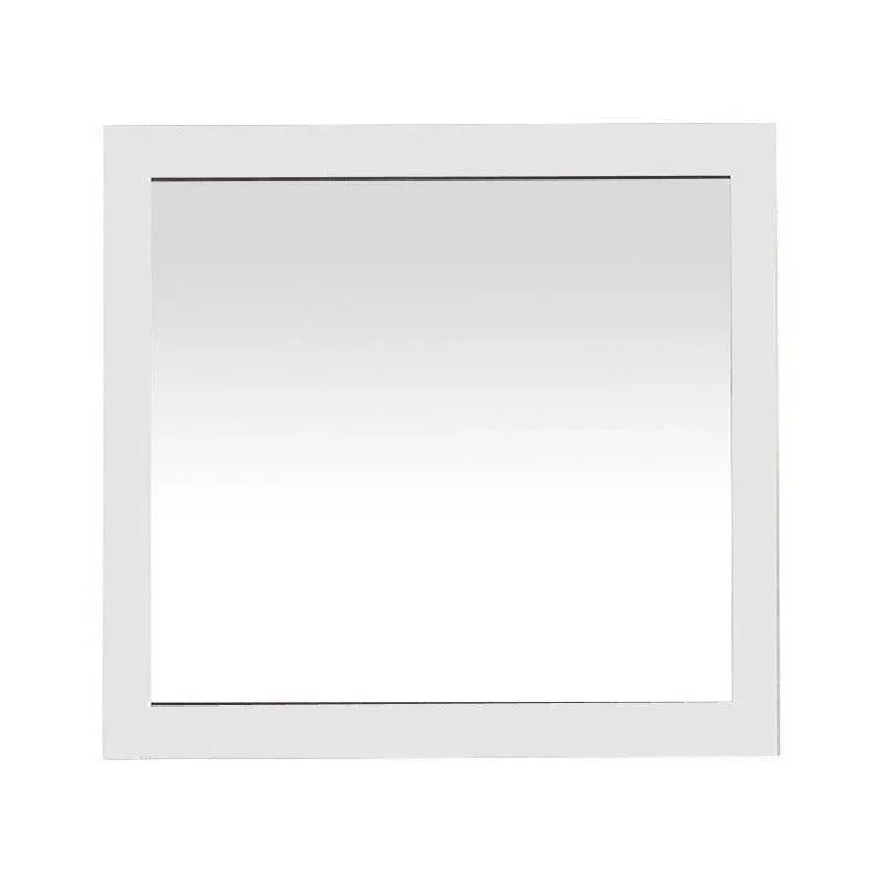 30" Mirror - White