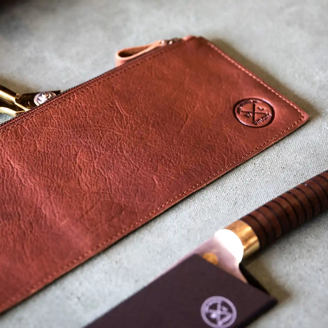 WITLOFT  | Classic leather tool pouch d - Dark Brown-3