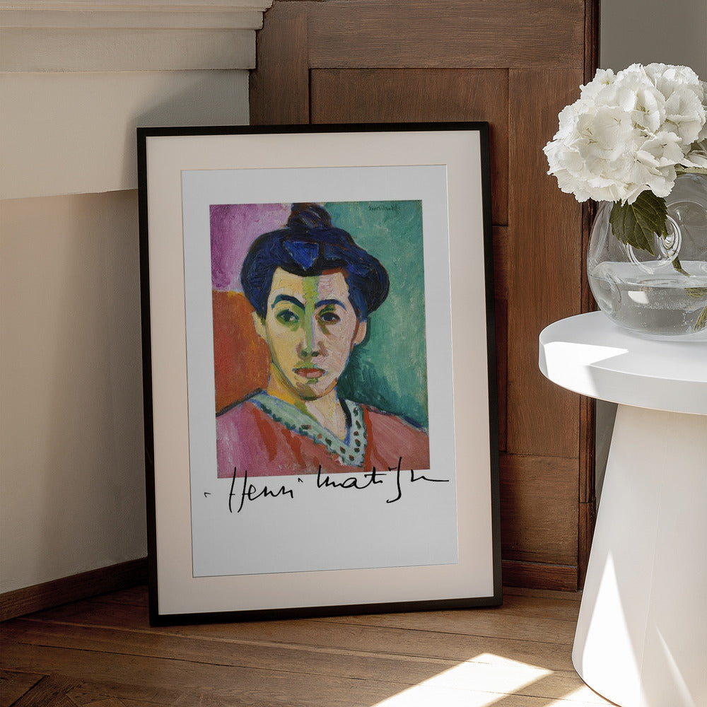Wall art La Raie Verte With Signature-canvas prints-DECOROLALA