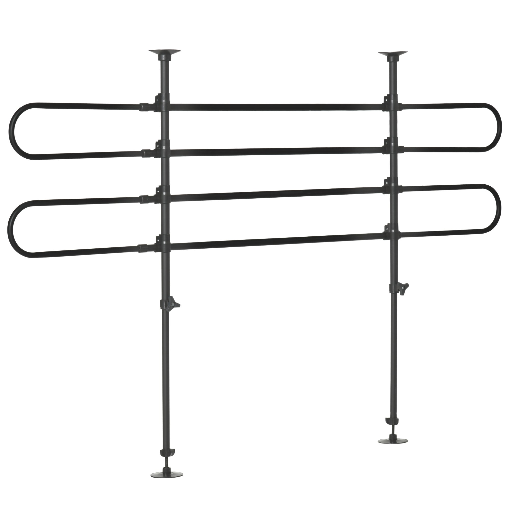 Barrière de voiture réglable pour animaux, pour SUV, véhicules et fourgonnettes, grille de séparation arrière pour chiens, pour des trajets en voiture en toute sécurité, noire