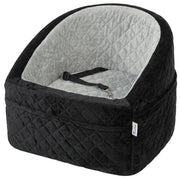 Dog Car Seat, Dog Booster Car Seat Washable with Adjustable Safety Leash, Storage Pockets for Small Under 10kg, Grey
