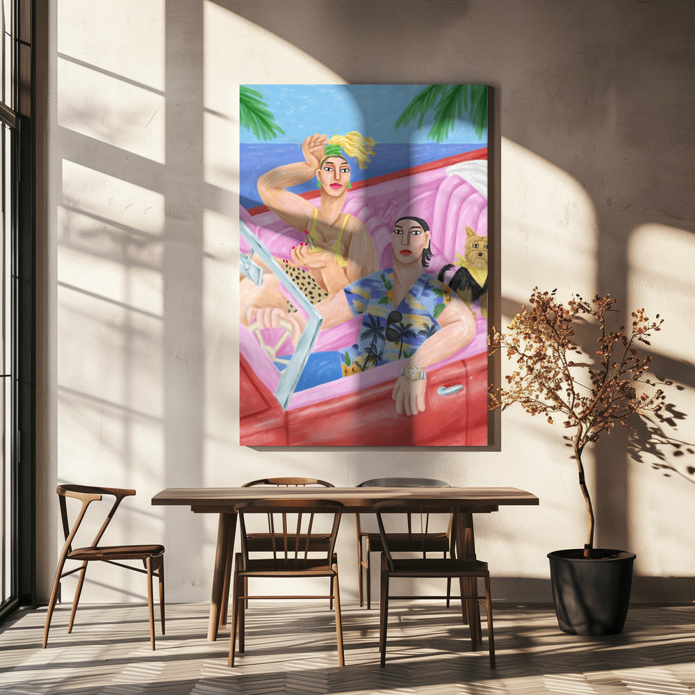 La Classe AÃŒâ‚¬ Palavas-canvas-DECOROLALA