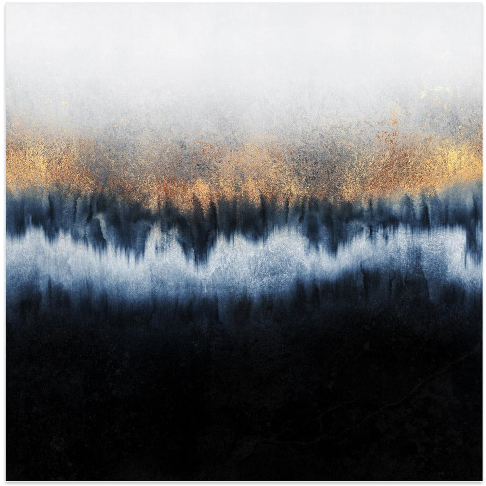 Golden Horizon Abstract-canvas-DECOROLALA