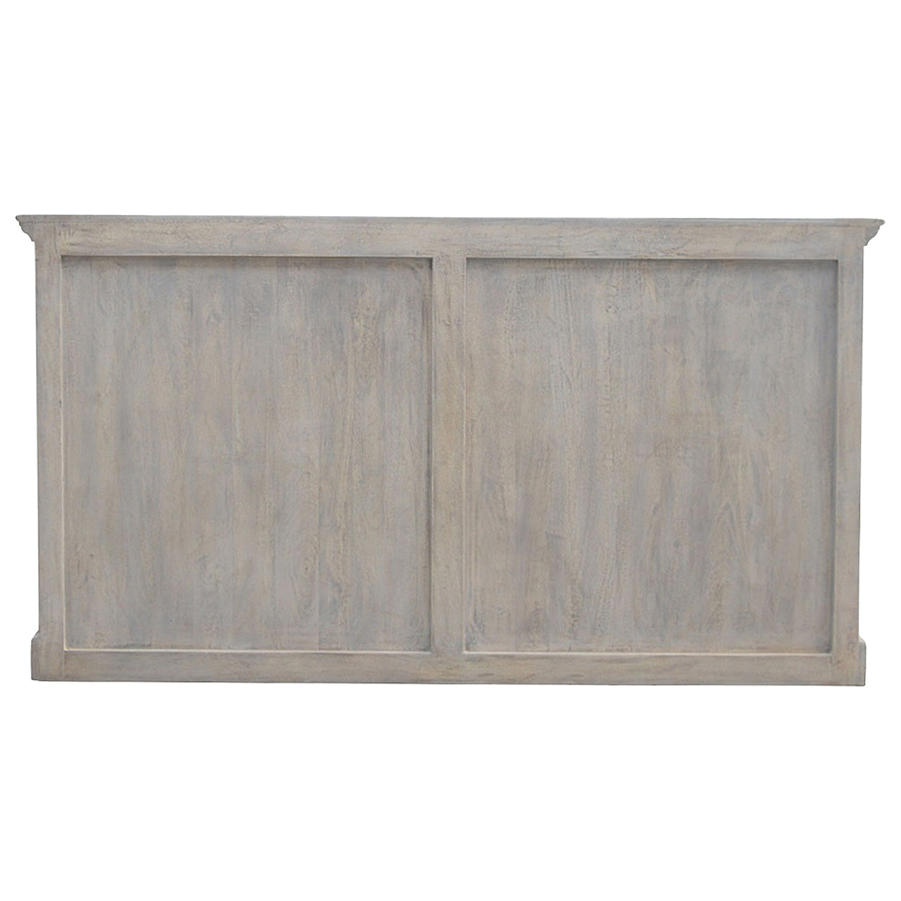 Stone Acid Wash Glazed Sideboard - Solid Mango Wood 4-Door