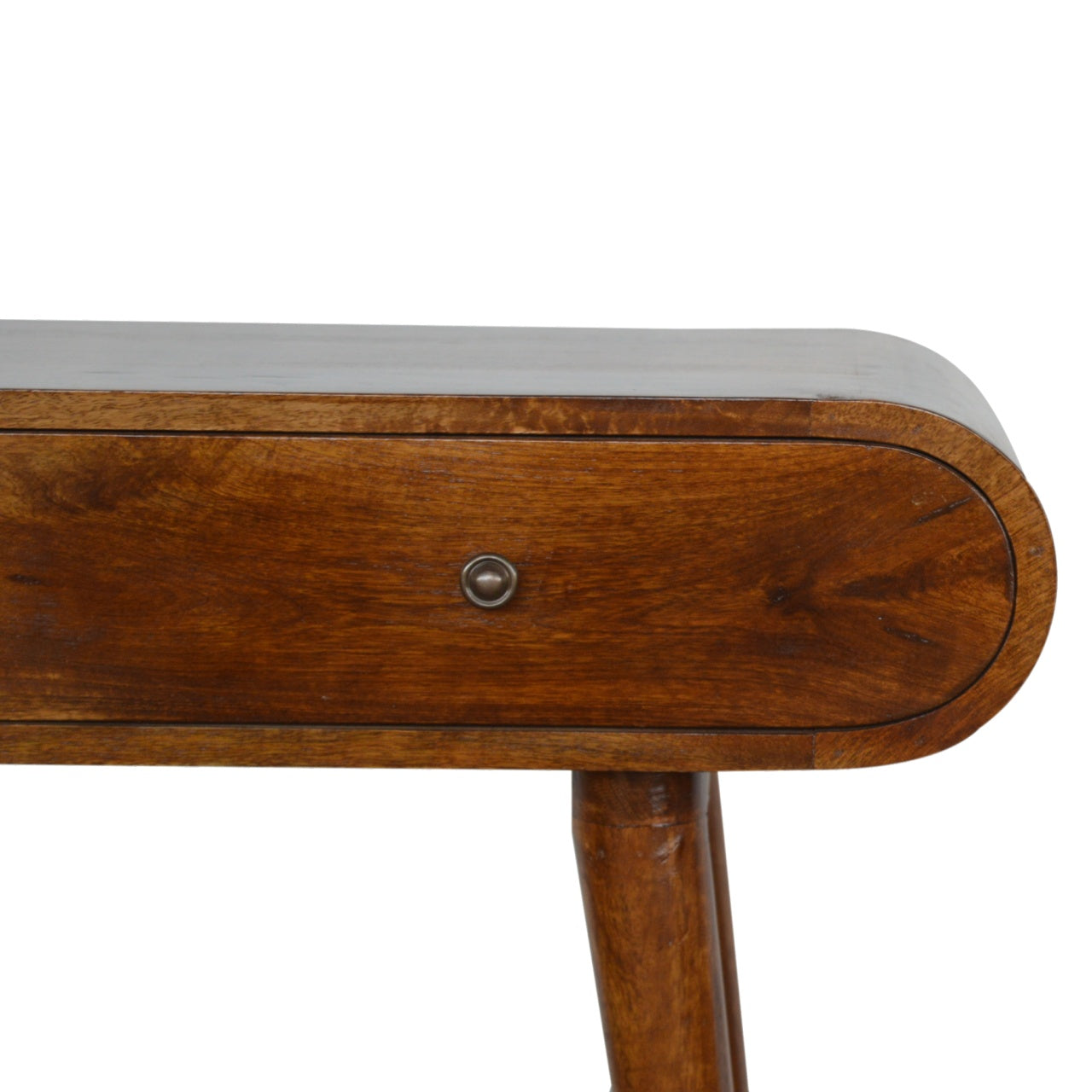 Chestnut London Console Table - Solid Mango Wood with 2 Drawers
