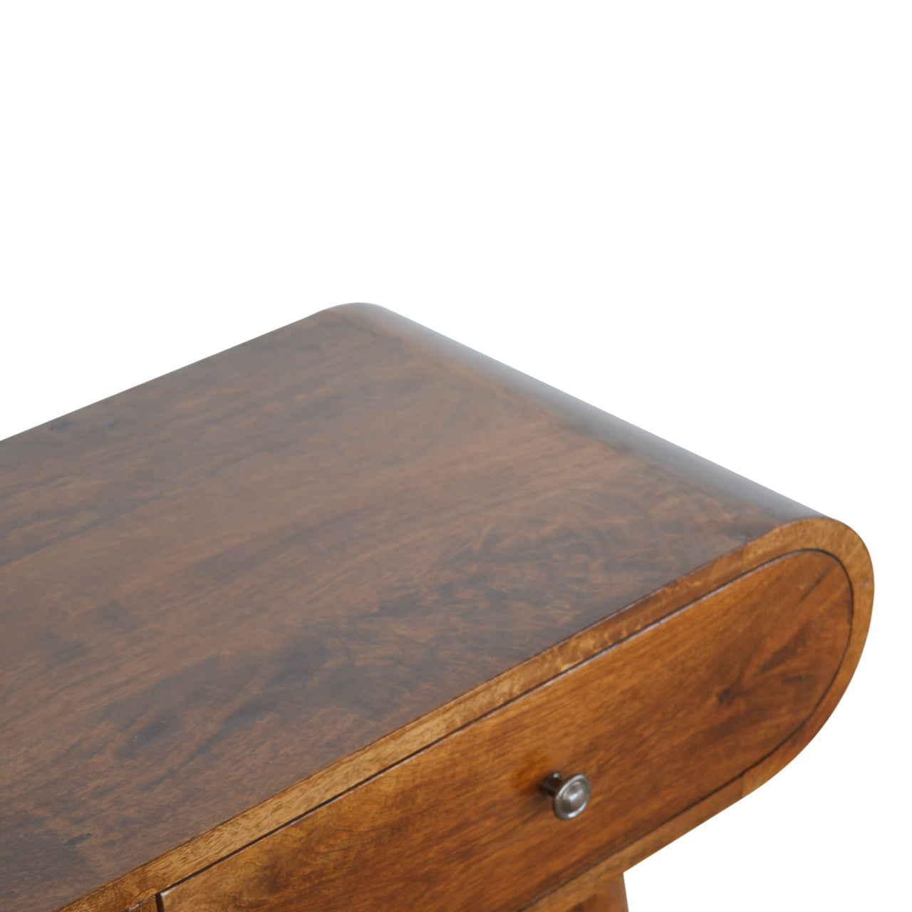 Chestnut London Console Table - Solid Mango Wood with 2 Drawers