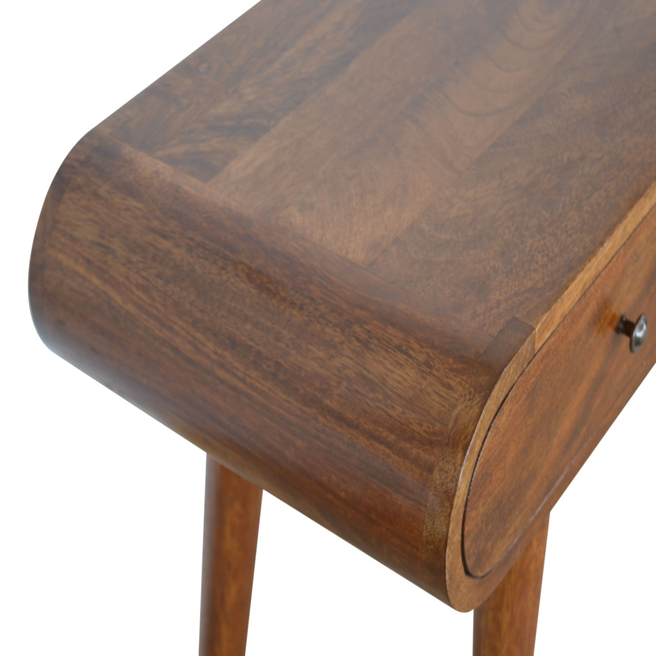 Chestnut London Console Table - Solid Mango Wood with 2 Drawers