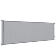 Retractable Dog Gate, 41" Tall,  Extends to 122" Wide, Mesh Pet Gate with Single Hand Operation, for Stairs, Doorways
