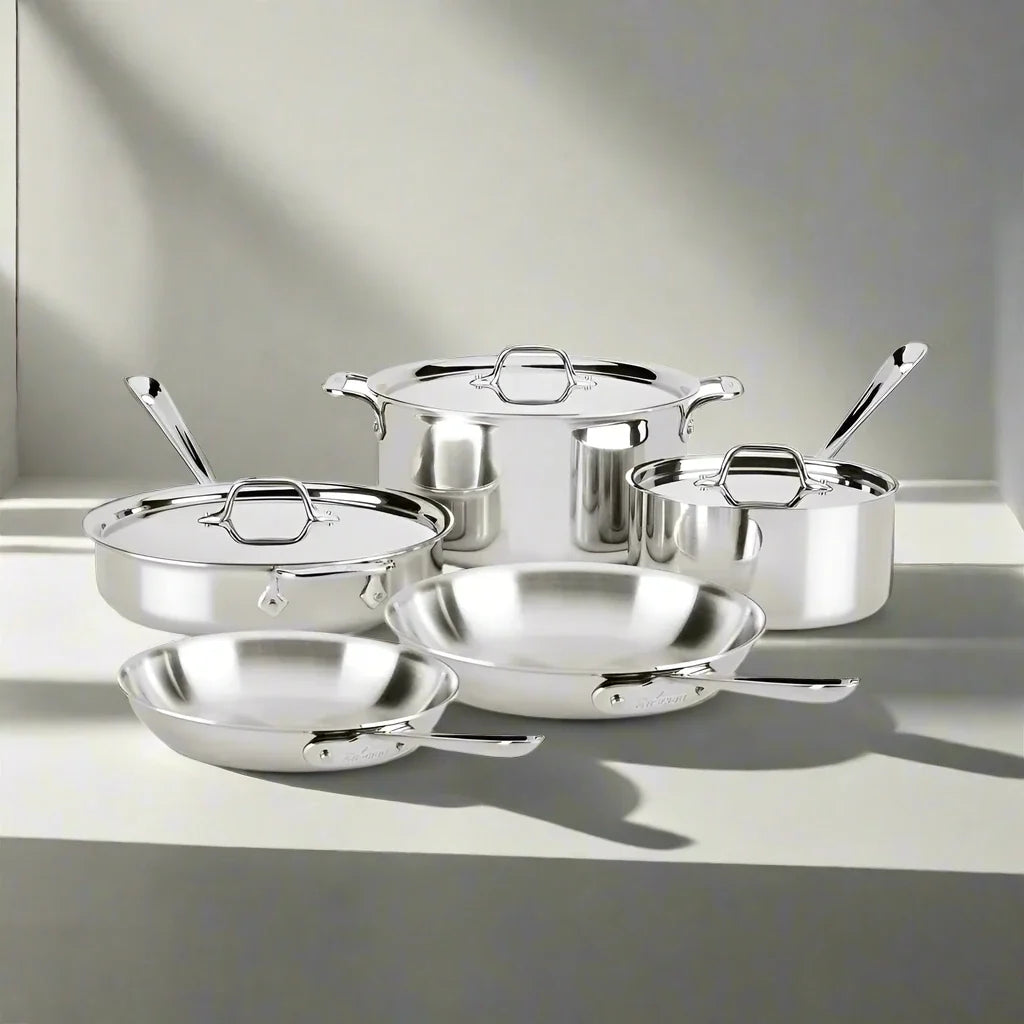 All-Clad D3 Stainless - 8 Piece Set-1