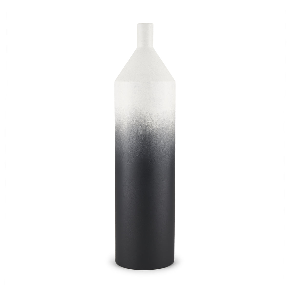 w/ Black Ombre Metal Vase-Vase-DECOROLALA