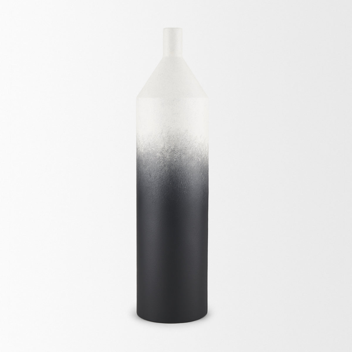 w/ Black Ombre Metal Vase-Vase-DECOROLALA
